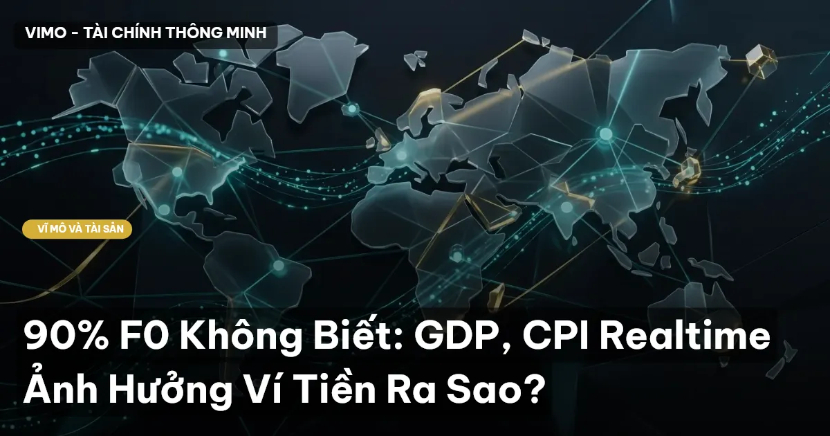 90% F0 Không Biết: GDP, CPI Realtime Ảnh Hưởng Ví Tiền Ra Sao?