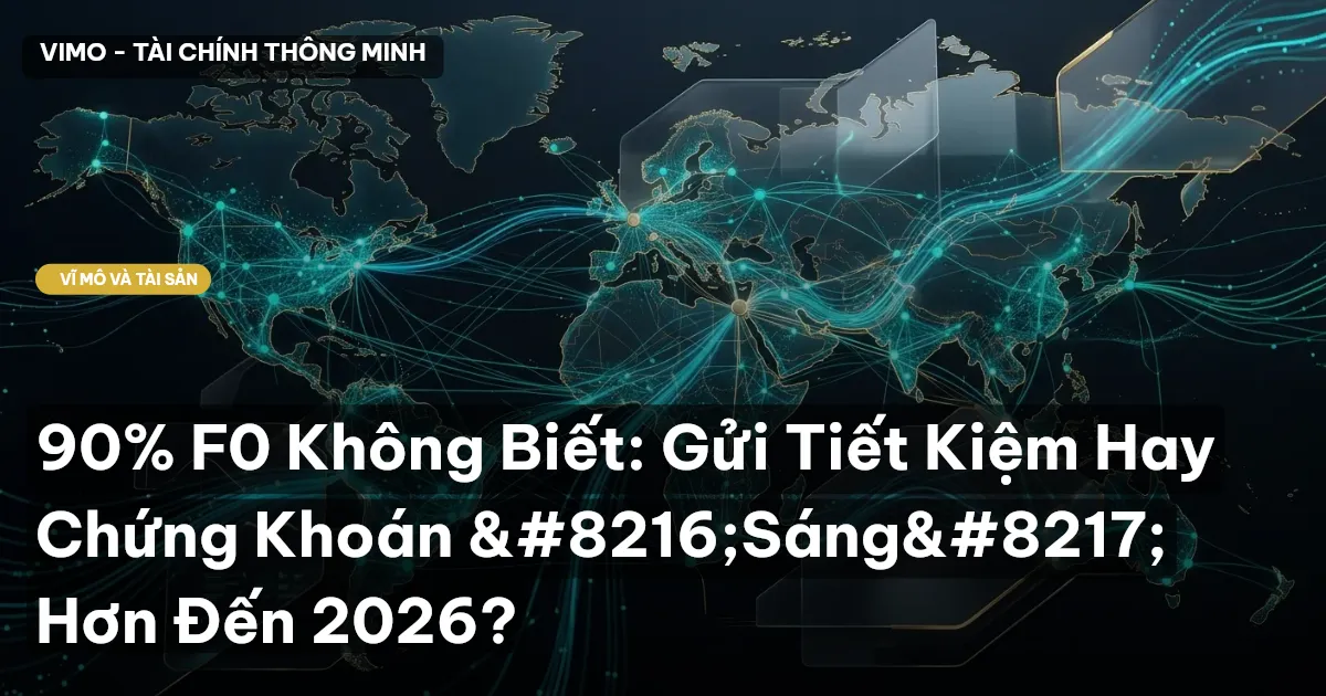 90% F0 Không Biết: Gửi Tiết Kiệm Hay Chứng Khoán ‘Sáng’ Hơn Đến 2026?