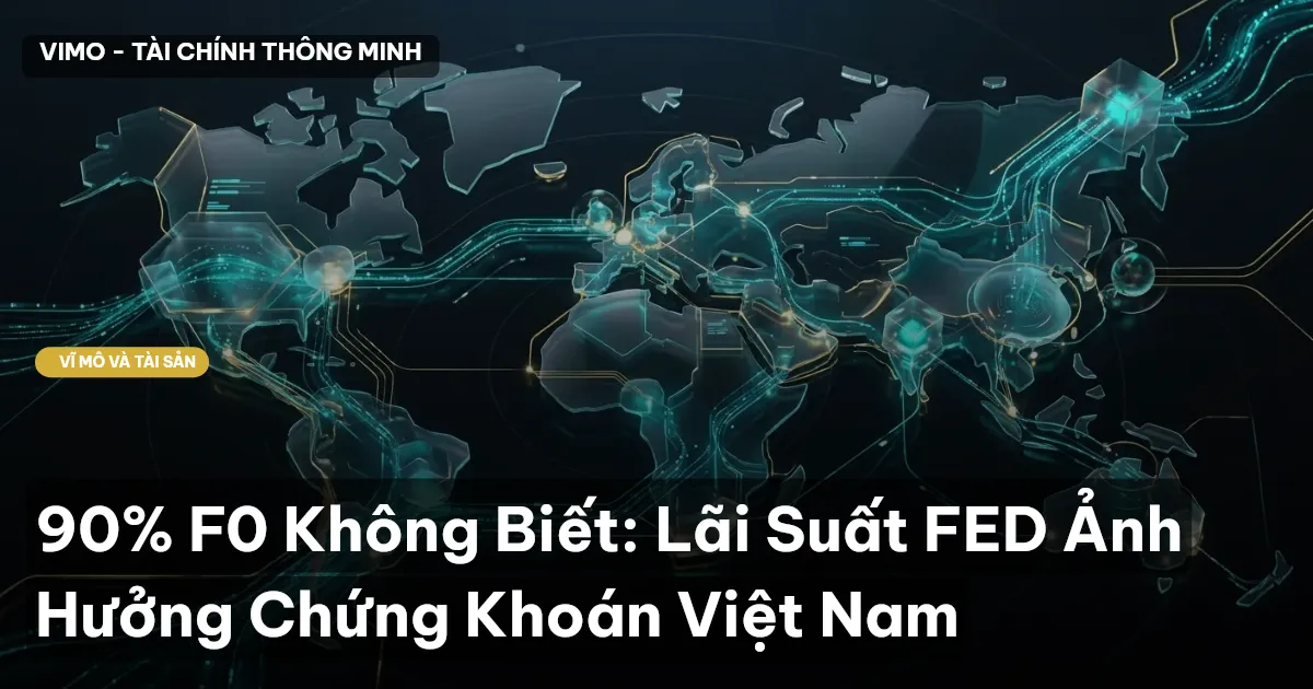 90% F0 Không Biết: Lãi Suất FED Ảnh Hưởng Chứng Khoán Việt Nam