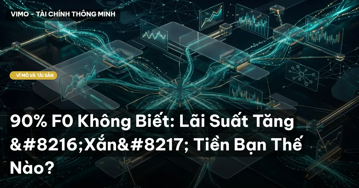 90% F0 Không Biết: Lãi Suất Tăng ‘Xắn’ Tiền Bạn Thế Nào?