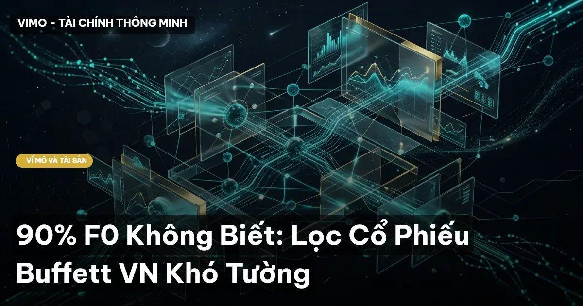 90% F0 Không Biết: Lọc Cổ Phiếu Buffett VN Khó Tường