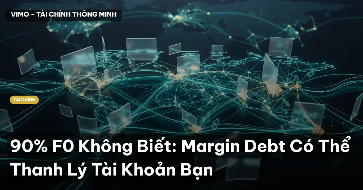 90% F0 Không Biết: Margin Debt Có Thể Thanh Lý Tài Khoản Bạn