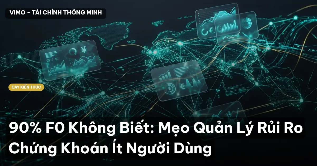 90% F0 Không Biết: Mẹo Quản Lý Rủi Ro Chứng Khoán Ít Người Dùng