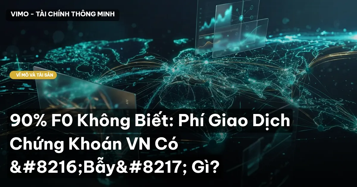 90% F0 Không Biết: Phí Giao Dịch Chứng Khoán VN Có 'Bẫy' Gì?