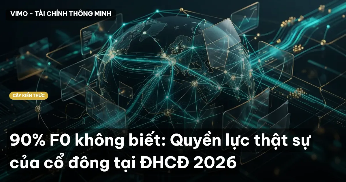 90% F0 không biết: Quyền lực thật sự của cổ đông tại ĐHCĐ 2026