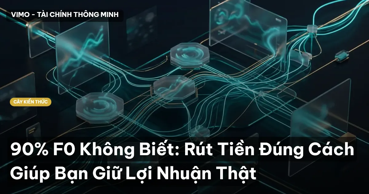 90% F0 Không Biết: Rút Tiền Đúng Cách Giúp Bạn Giữ Lợi Nhuận Thật