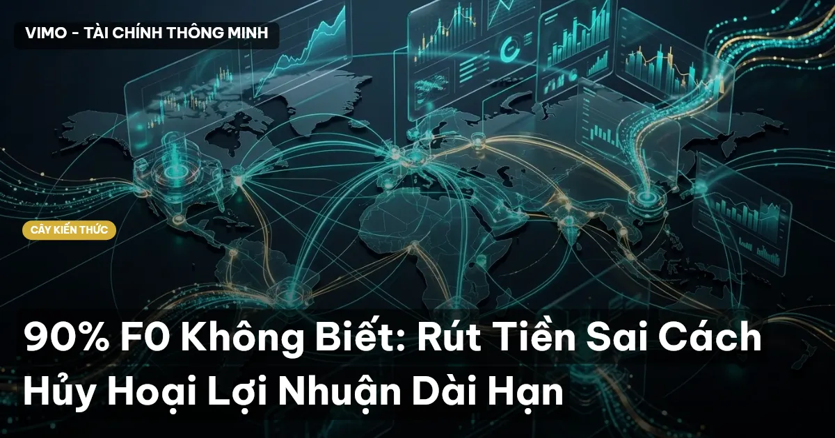 90% F0 Không Biết: Rút Tiền Sai Cách Hủy Hoại Lợi Nhuận Dài Hạn