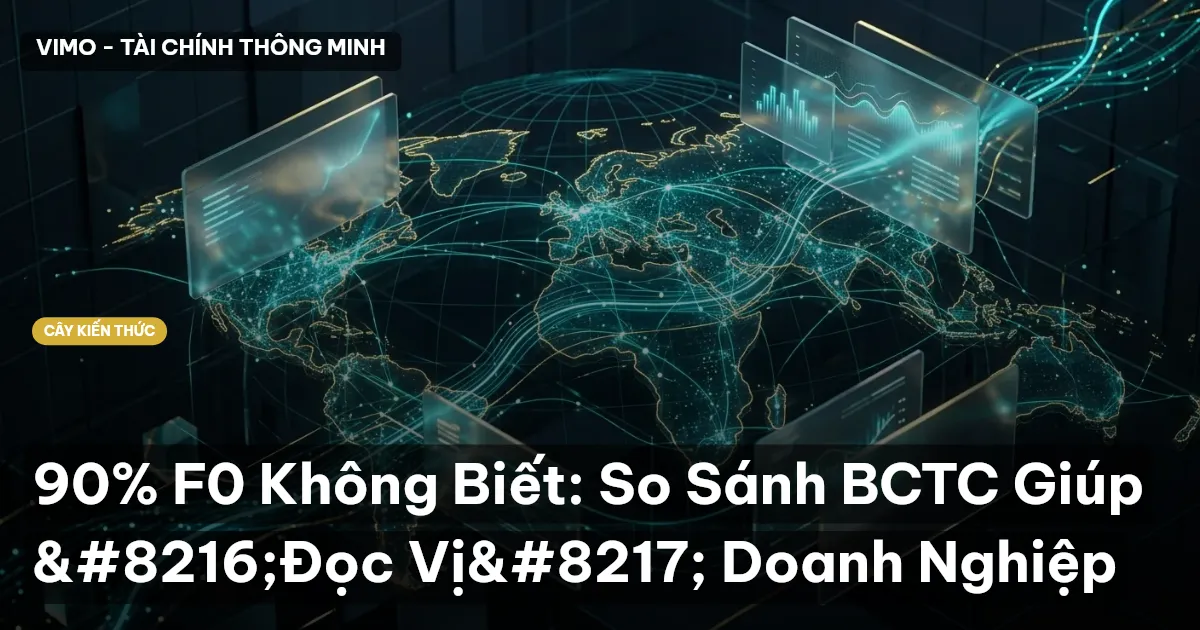 90% F0 Không Biết: So Sánh BCTC Giúp ‘Đọc Vị’ Doanh Nghiệp