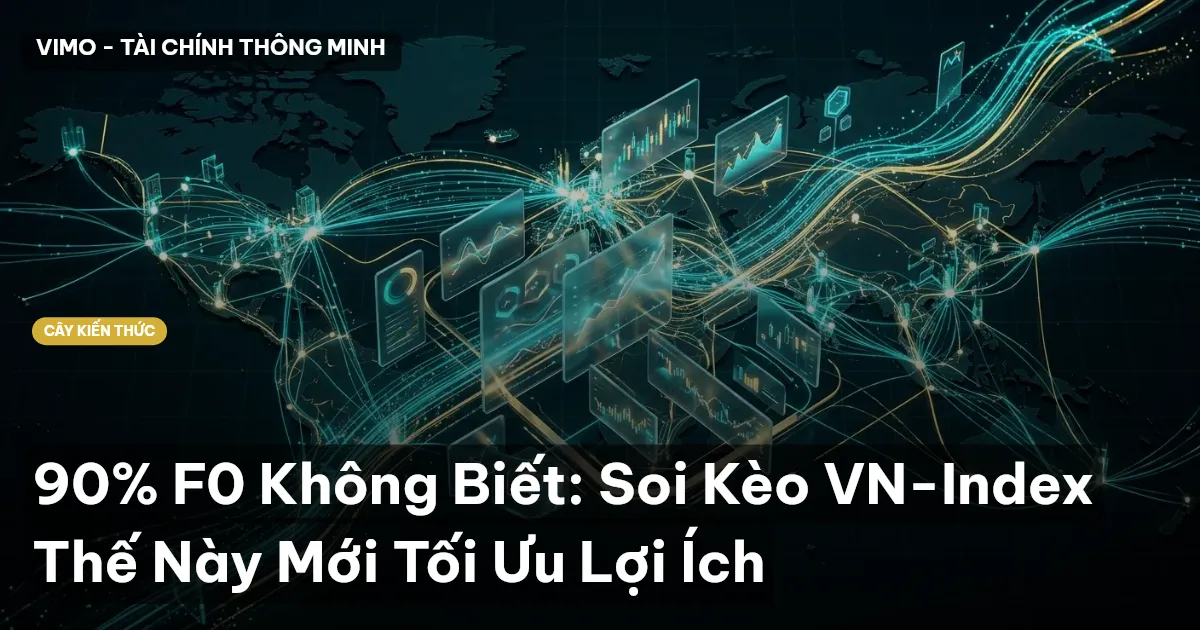 90% F0 Không Biết: Soi Kèo VN-Index Thế Này Mới Tối Ưu Lợi Ích