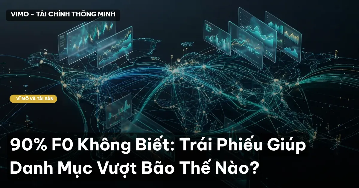 90% F0 Không Biết: Trái Phiếu Giúp Danh Mục Vượt Bão Thế Nào?
