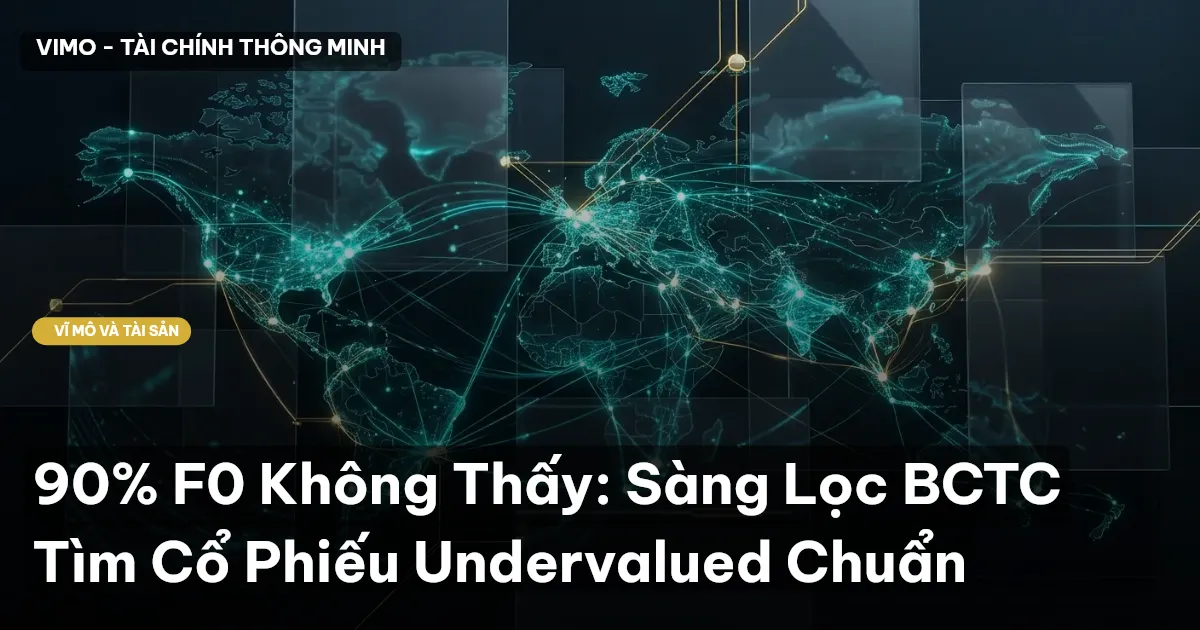 90% F0 Không Thấy: Sàng Lọc BCTC Tìm Cổ Phiếu Undervalued Chuẩn