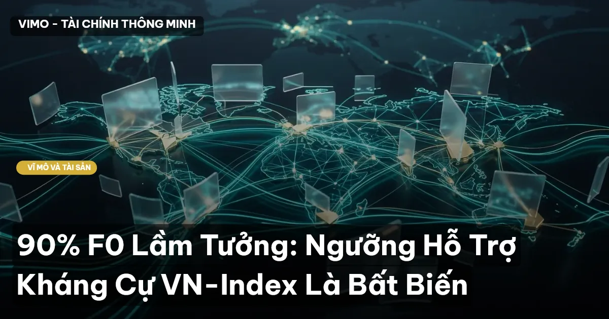 90% F0 Lầm Tưởng: Ngưỡng Hỗ Trợ Kháng Cự VN-Index Là Bất Biến