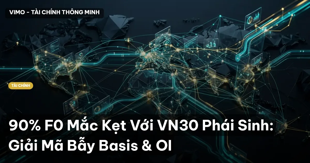 90% F0 Mắc Kẹt Với VN30 Phái Sinh: Giải Mã Bẫy Basis & OI