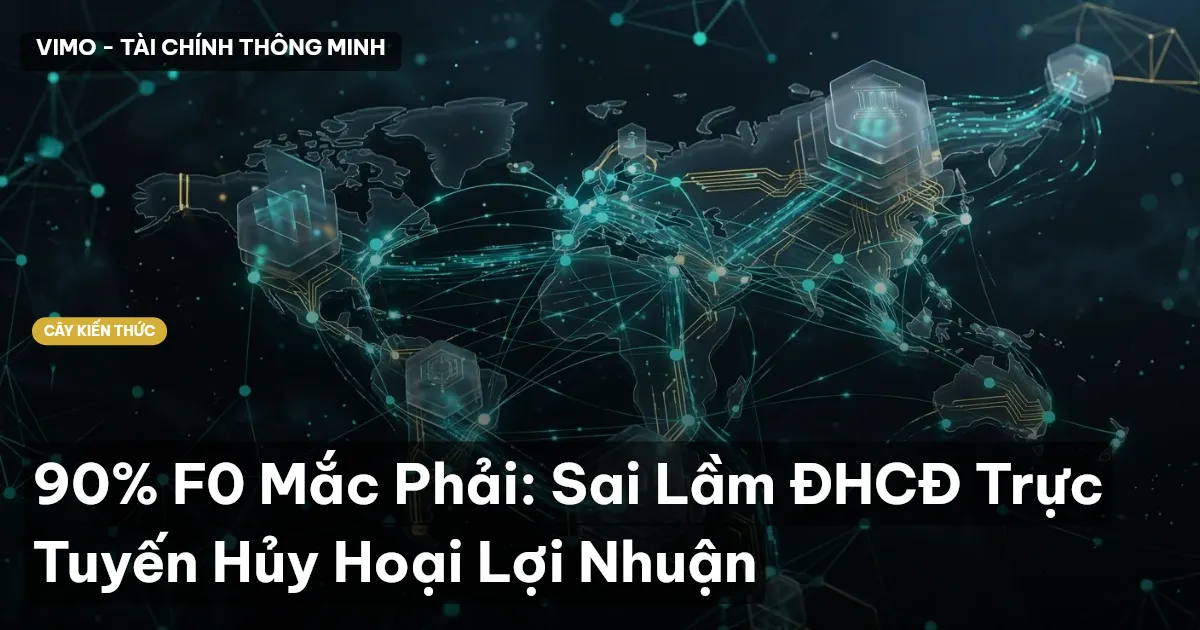 90% F0 Mắc Phải: Sai Lầm ĐHCĐ Trực Tuyến Hủy Hoại Lợi Nhuận