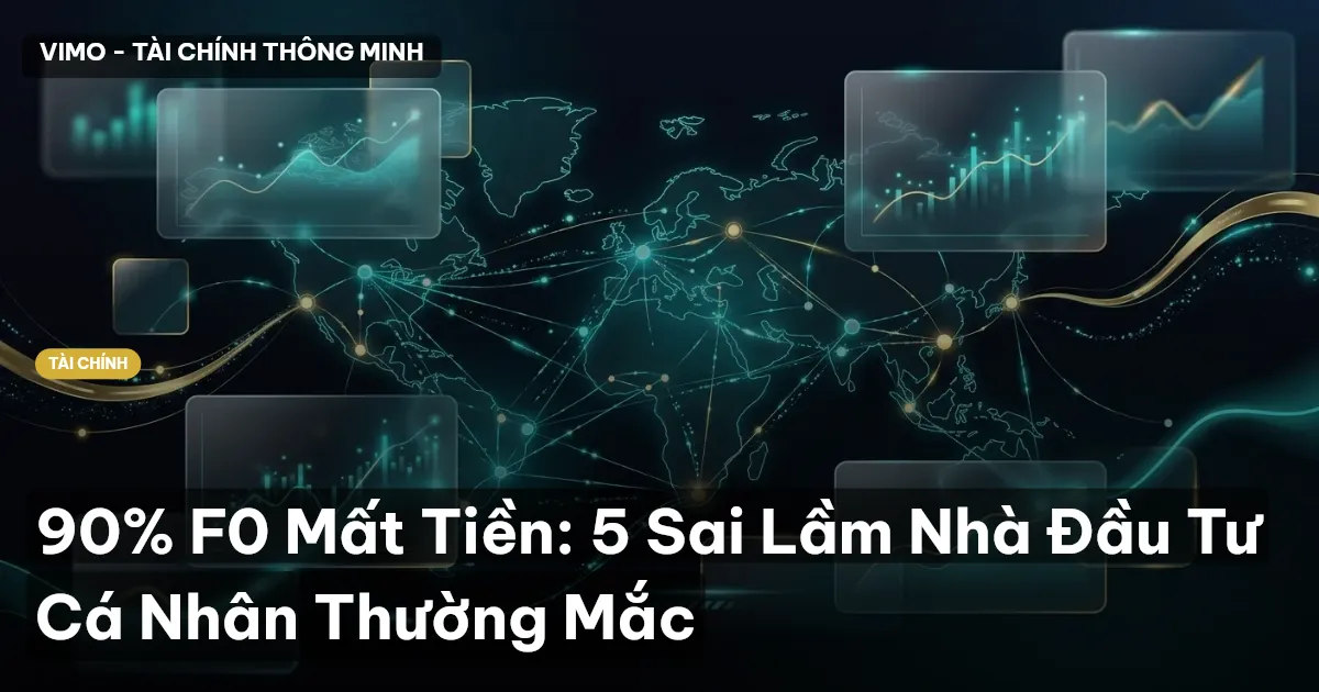 90% F0 Mất Tiền: 5 Sai Lầm Nhà Đầu Tư Cá Nhân Thường Mắc