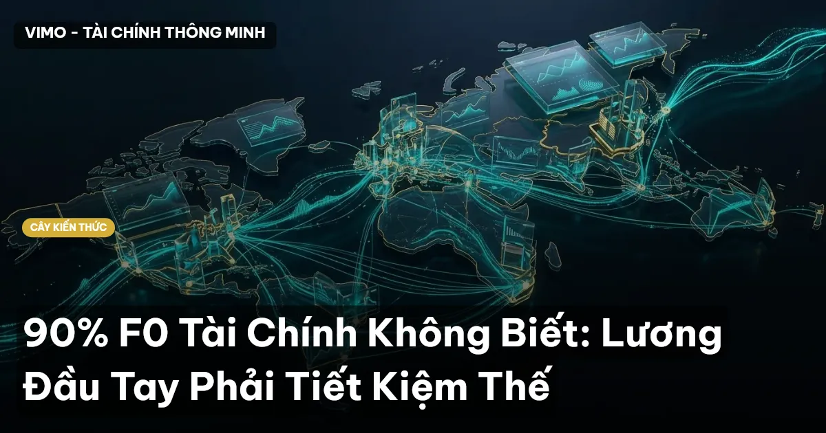 90% F0 Tài Chính Không Biết: Lương Đầu Tay Phải Tiết Kiệm Thế