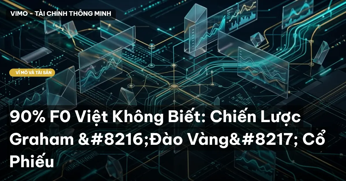 90% F0 Việt Không Biết: Chiến Lược Graham ‘Đào Vàng’ Cổ Phiếu