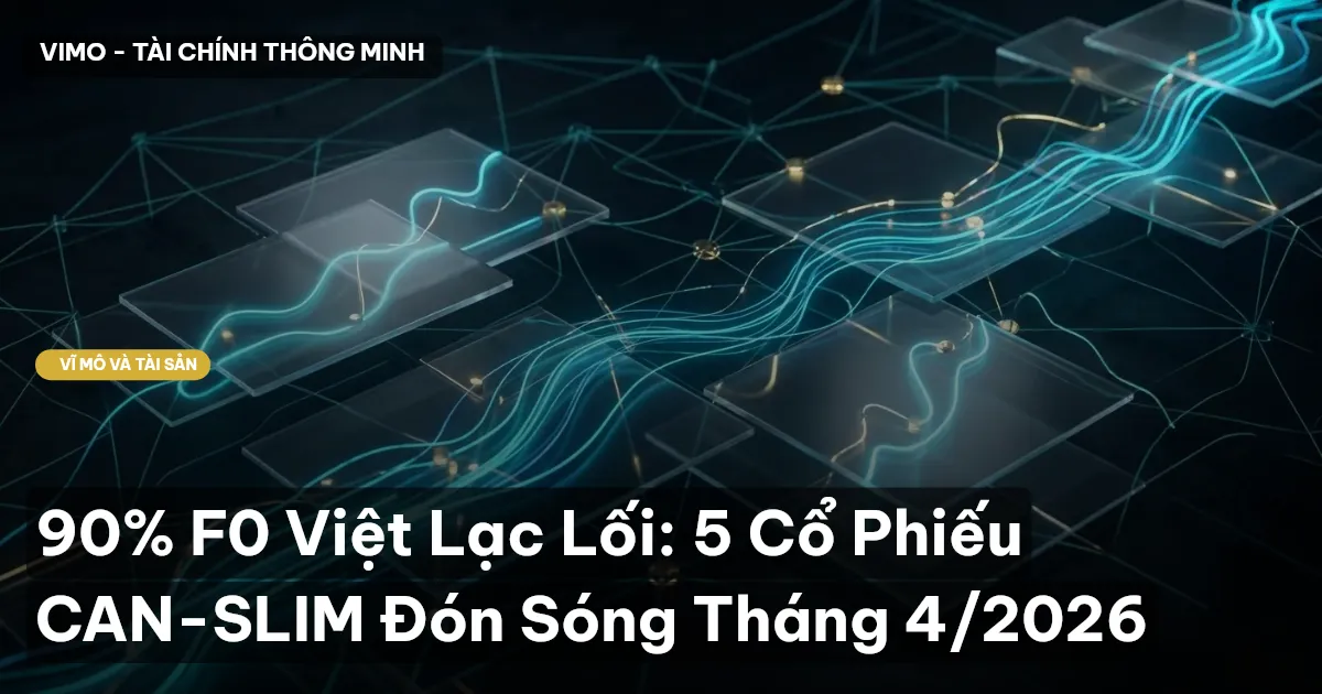 90% F0 Việt Lạc Lối: 5 Cổ Phiếu CAN-SLIM Đón Sóng Tháng 4/2026