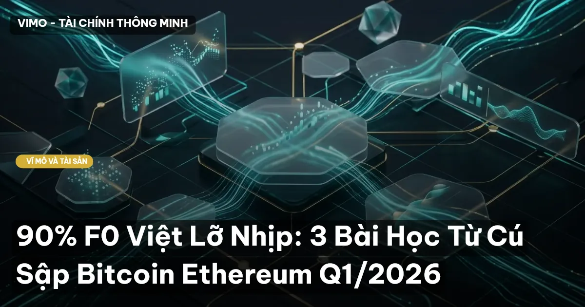 90% F0 Việt Lỡ Nhịp: 3 Bài Học Từ Cú Sập Bitcoin Ethereum Q1/2026