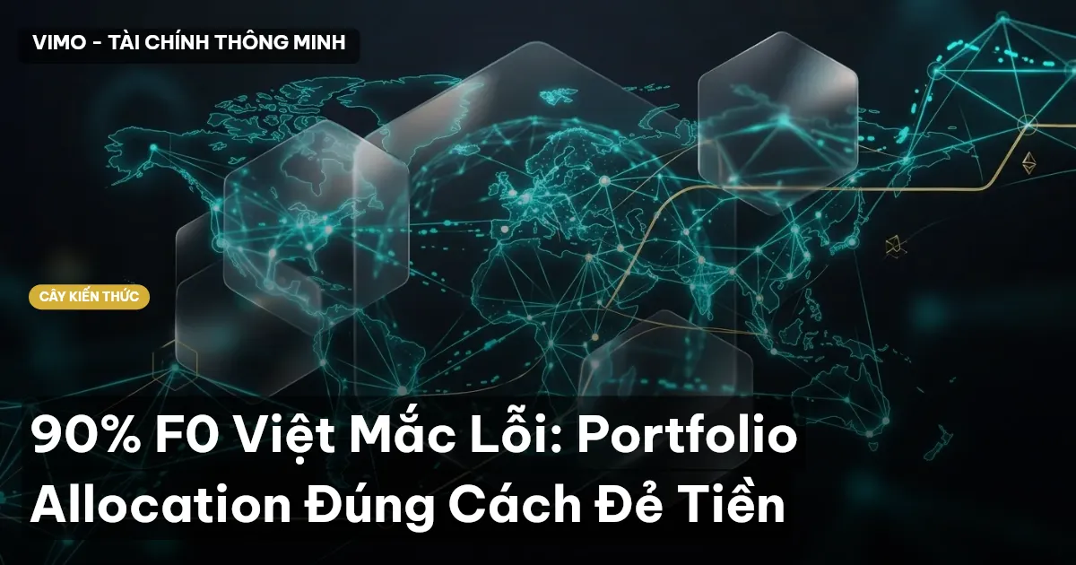 90% F0 Việt Mắc Lỗi: Portfolio Allocation Đúng Cách Đẻ Tiền