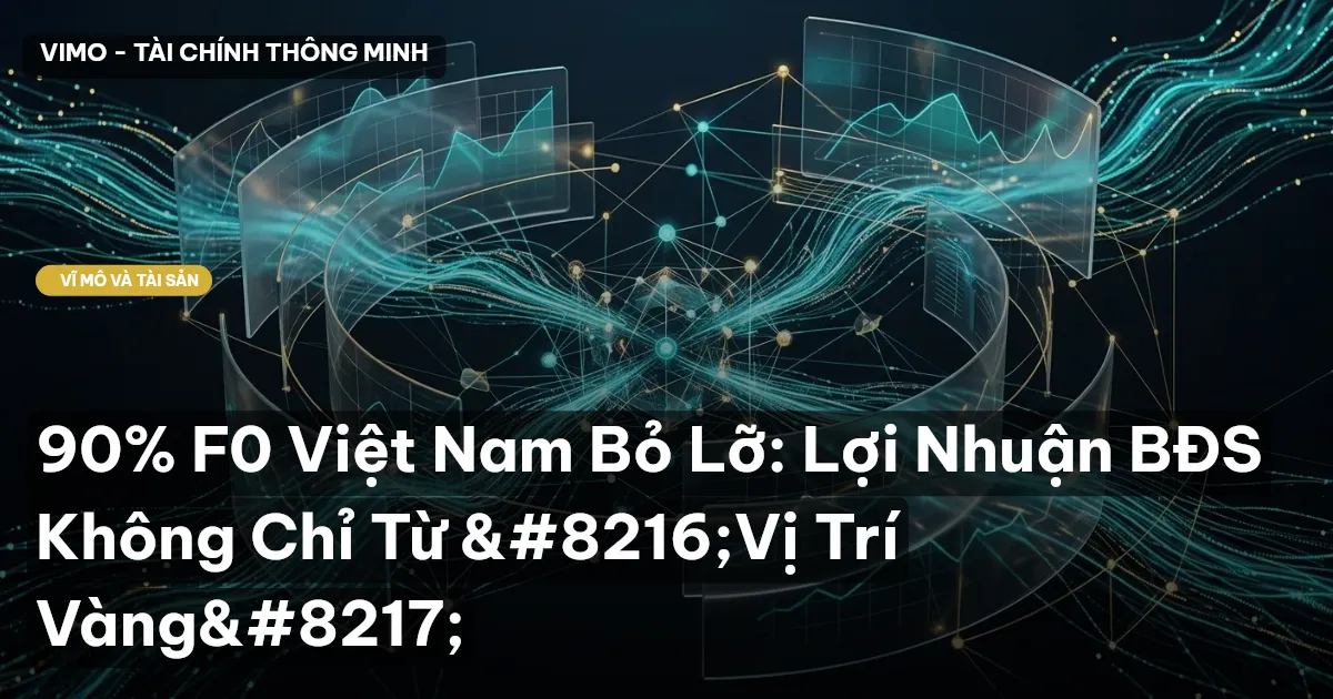 90% F0 Việt Nam Bỏ Lỡ: Lợi Nhuận BĐS Không Chỉ Từ ‘Vị Trí Vàng’