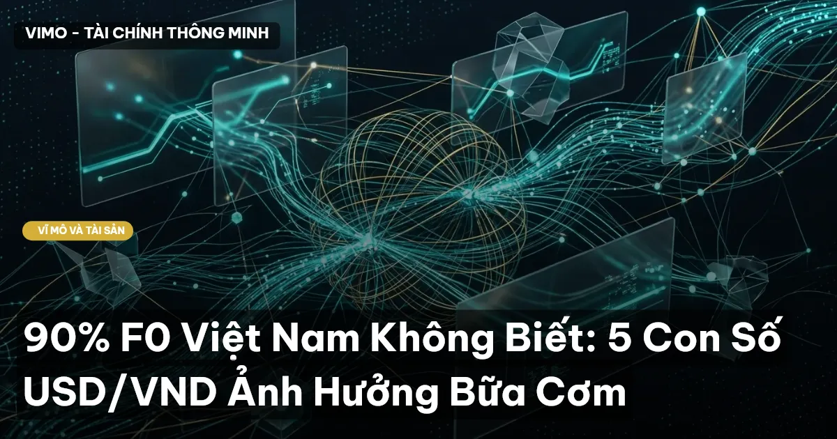 90% F0 Việt Nam Không Biết: 5 Con Số USD/VND Ảnh Hưởng Bữa Cơm
