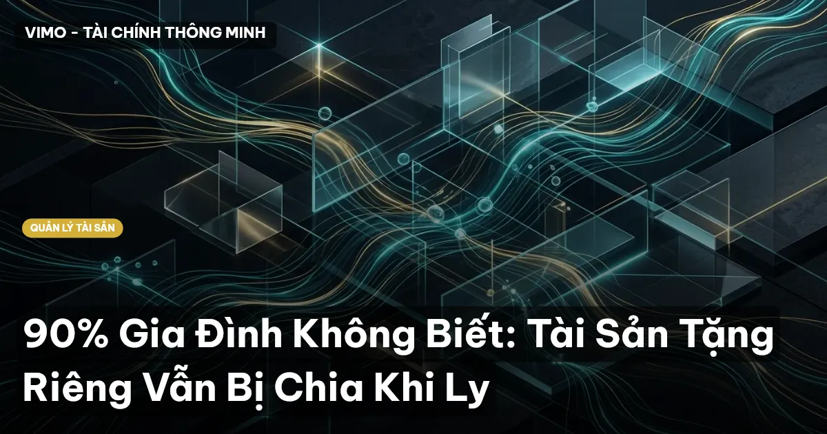 90% Gia Đình Không Biết: Tài Sản Tặng Riêng Vẫn Bị Chia Khi Ly