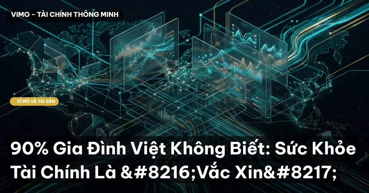 90% Gia Đình Việt Không Biết: Sức Khỏe Tài Chính Là ‘Vắc Xin’