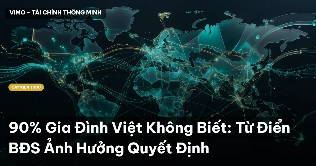 90% Gia Đình Việt Không Biết: Từ Điển BĐS Ảnh Hưởng Quyết Định