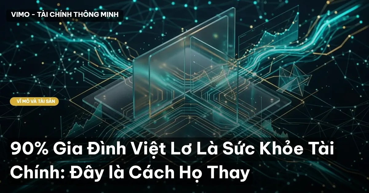 90% Gia Đình Việt Lơ Là Sức Khỏe Tài Chính: Đây là Cách Họ Thay