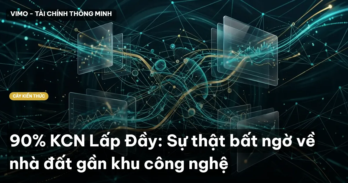 90% KCN Lấp Đầy: Sự thật bất ngờ về nhà đất gần khu công nghệ
