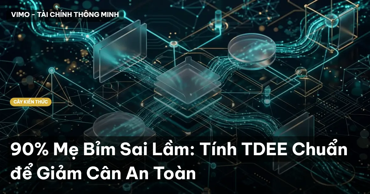 90% Mẹ Bỉm Sai Lầm: Tính TDEE Chuẩn để Giảm Cân An Toàn