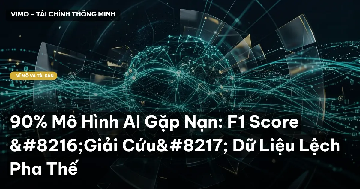 90% Mô Hình AI Gặp Nạn: F1 Score ‘Giải Cứu’ Dữ Liệu Lệch Pha Thế