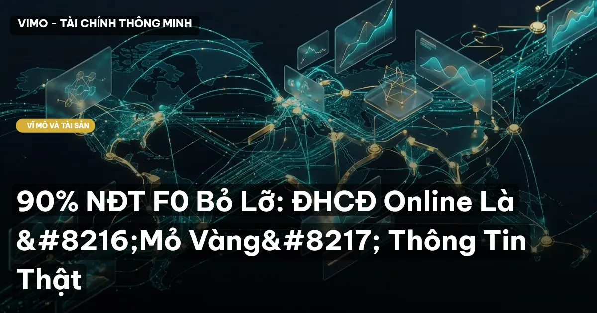 90% NĐT F0 Bỏ Lỡ: ĐHCĐ Online Là ‘Mỏ Vàng’ Thông Tin Thật