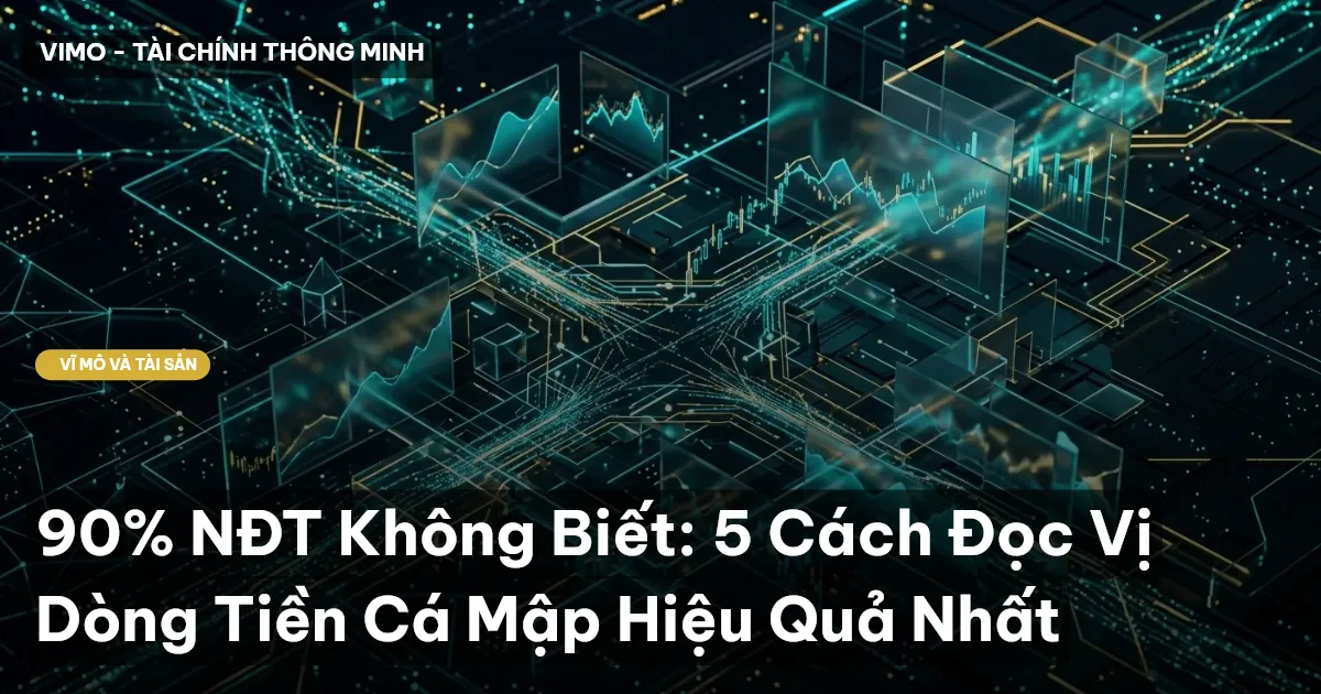 90% NĐT Không Biết: 5 Cách Đọc Vị Dòng Tiền Cá Mập Hiệu Quả Nhất