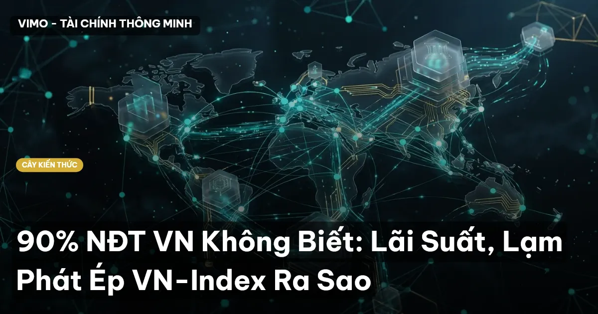 90% NĐT VN Không Biết: Lãi Suất, Lạm Phát Ép VN-Index Ra Sao