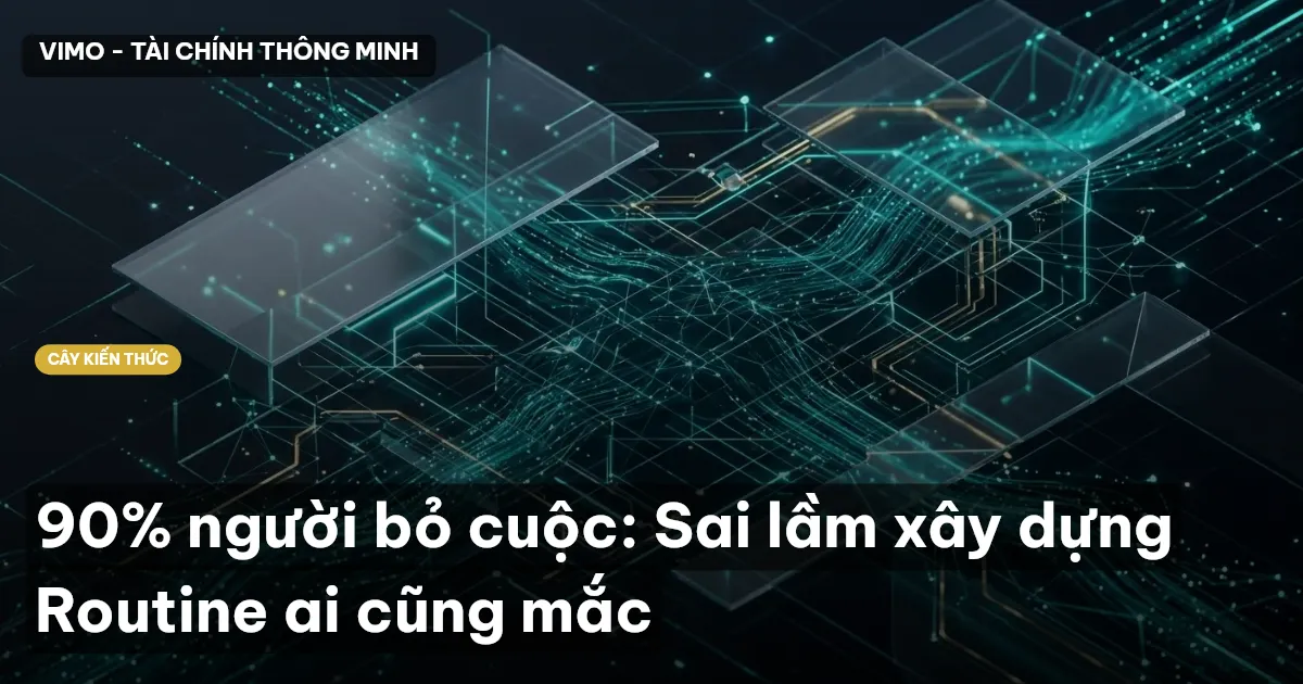 90% người bỏ cuộc: Sai lầm xây dựng Routine ai cũng mắc