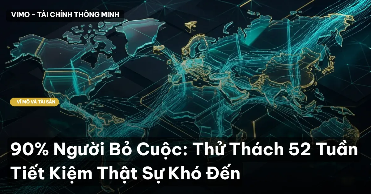 90% Người Bỏ Cuộc: Thử Thách 52 Tuần Tiết Kiệm Thật Sự Khó Đến