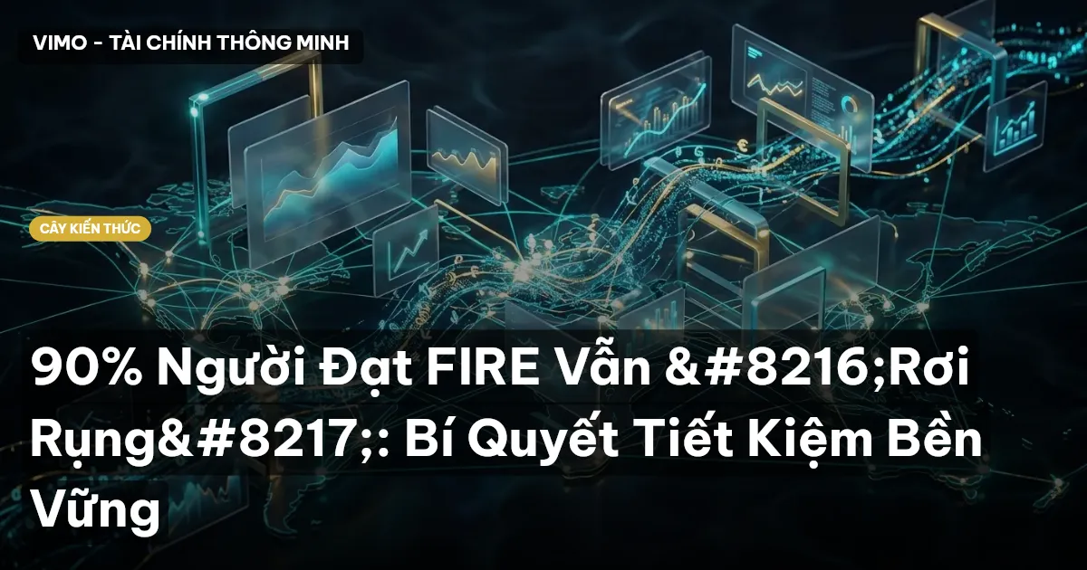 90% Người Đạt FIRE Vẫn ‘Rơi Rụng’: Bí Quyết Tiết Kiệm Bền Vững