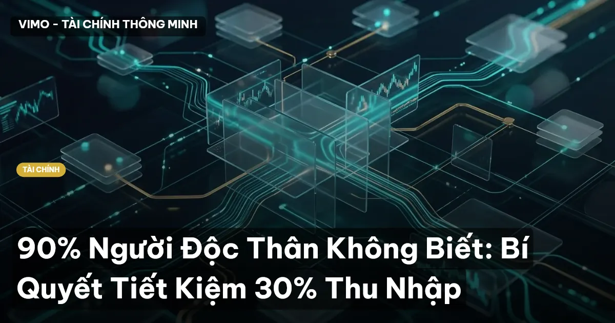 90% Người Độc Thân Không Biết: Bí Quyết Tiết Kiệm 30% Thu Nhập