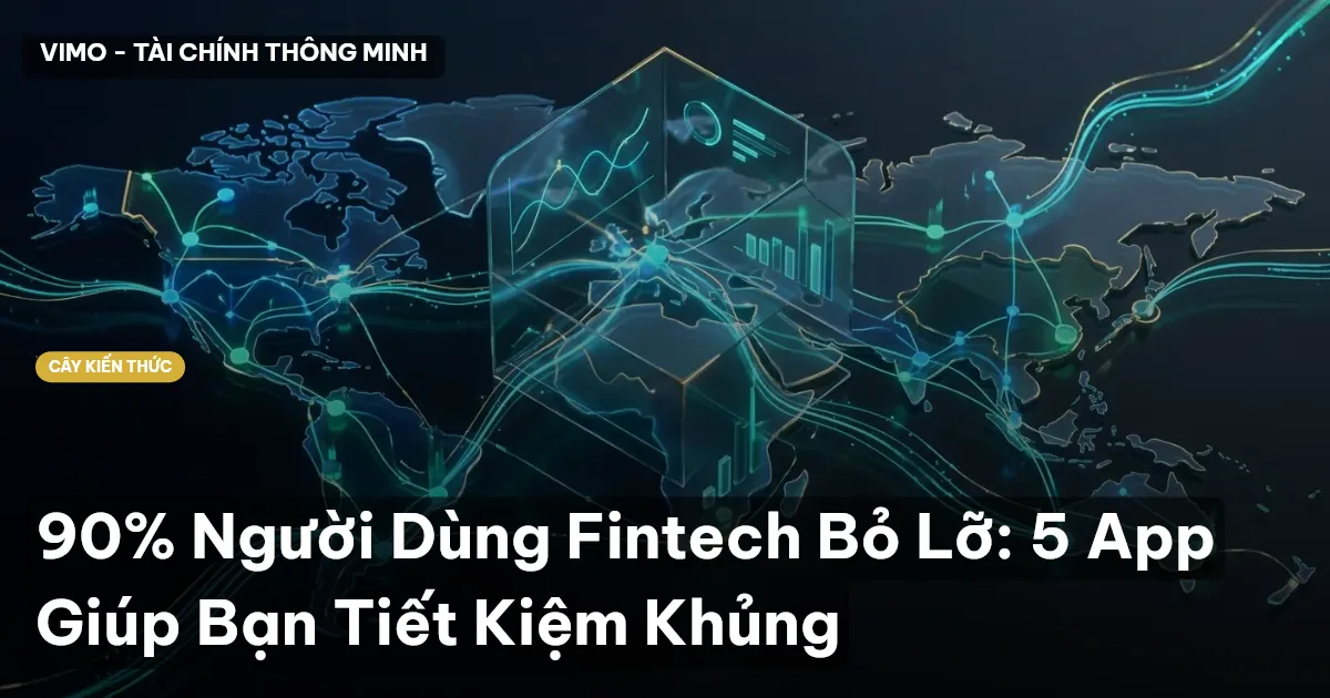 90% Người Dùng Fintech Bỏ Lỡ: 5 App Giúp Bạn Tiết Kiệm Khủng