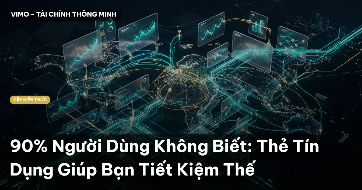 90% Người Dùng Không Biết: Thẻ Tín Dụng Giúp Bạn Tiết Kiệm Thế