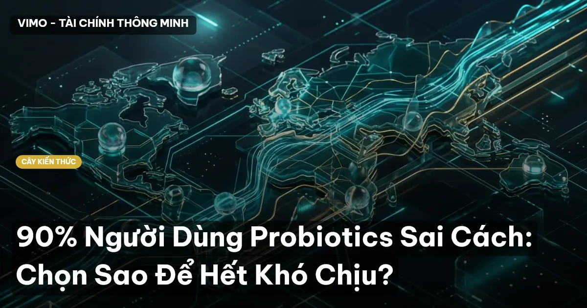 90% Người Dùng Probiotics Sai Cách: Chọn Sao Để Hết Khó Chịu?