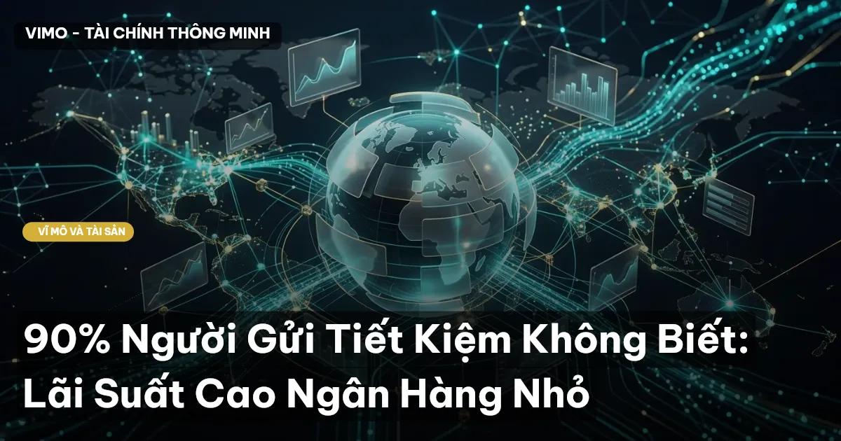 90% Người Gửi Tiết Kiệm Không Biết: Lãi Suất Cao Ngân Hàng Nhỏ