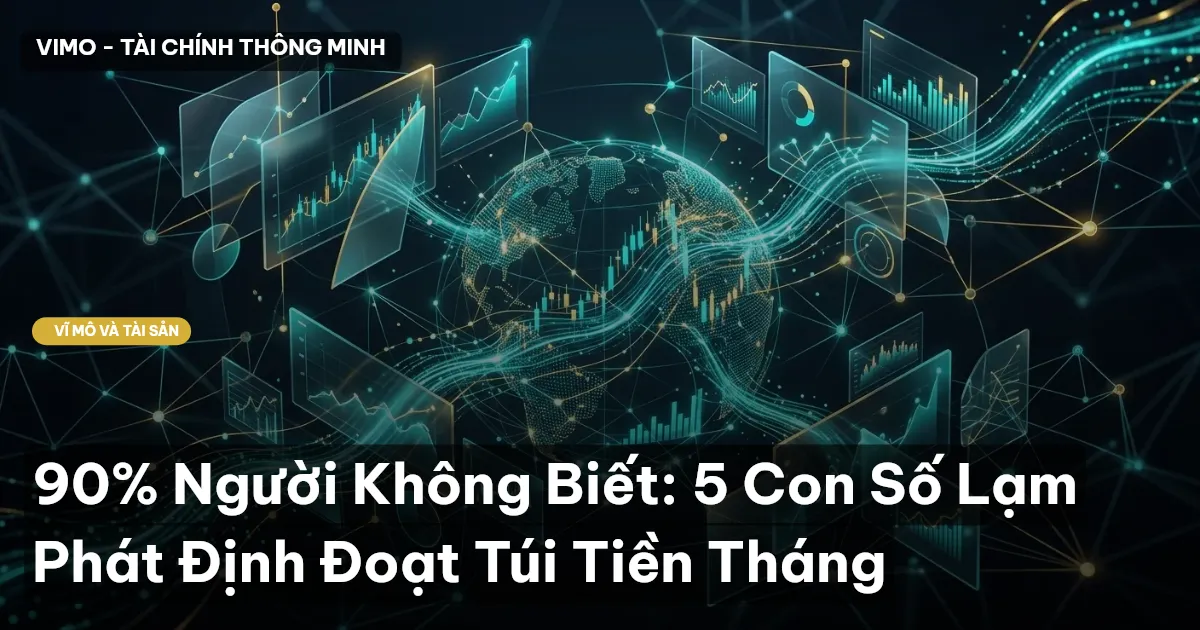 90% Người Không Biết: 5 Con Số Lạm Phát Định Đoạt Túi Tiền Tháng