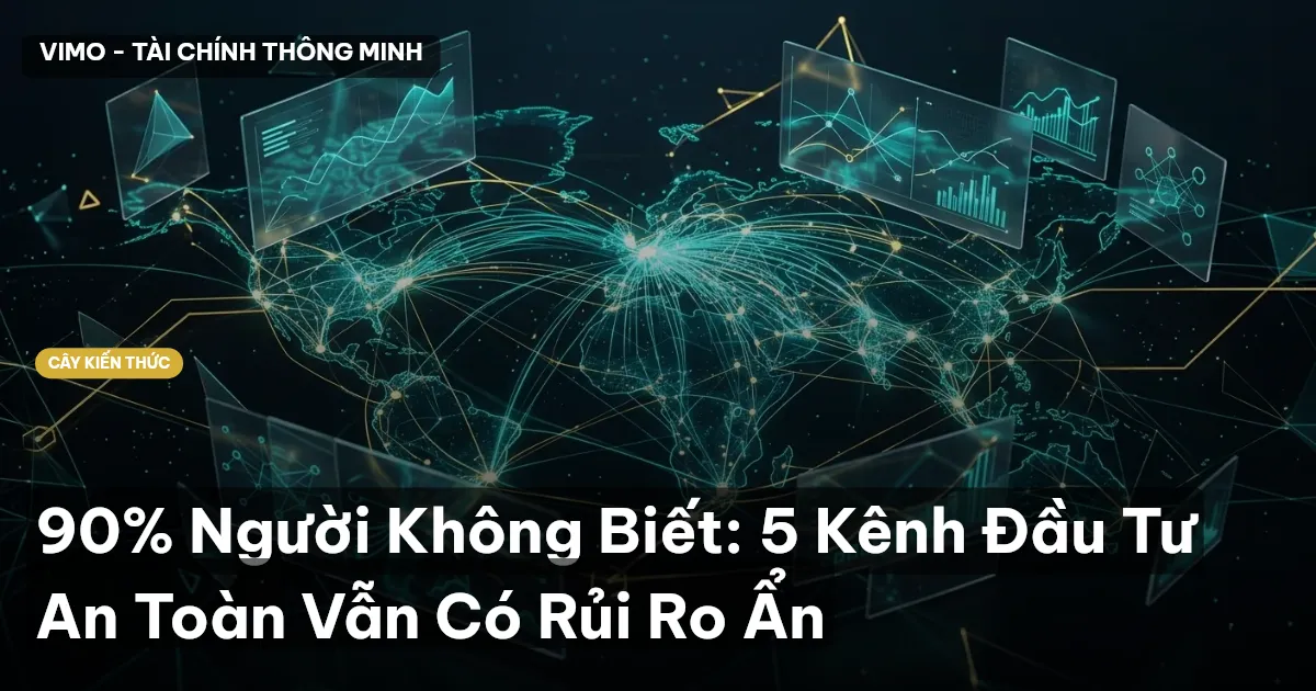 90% Người Không Biết: 5 Kênh Đầu Tư An Toàn Vẫn Có Rủi Ro Ẩn