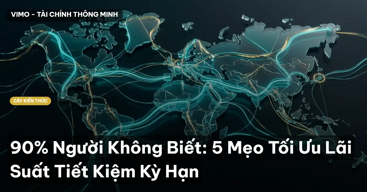 90% Người Không Biết: 5 Mẹo Tối Ưu Lãi Suất Tiết Kiệm Kỳ Hạn