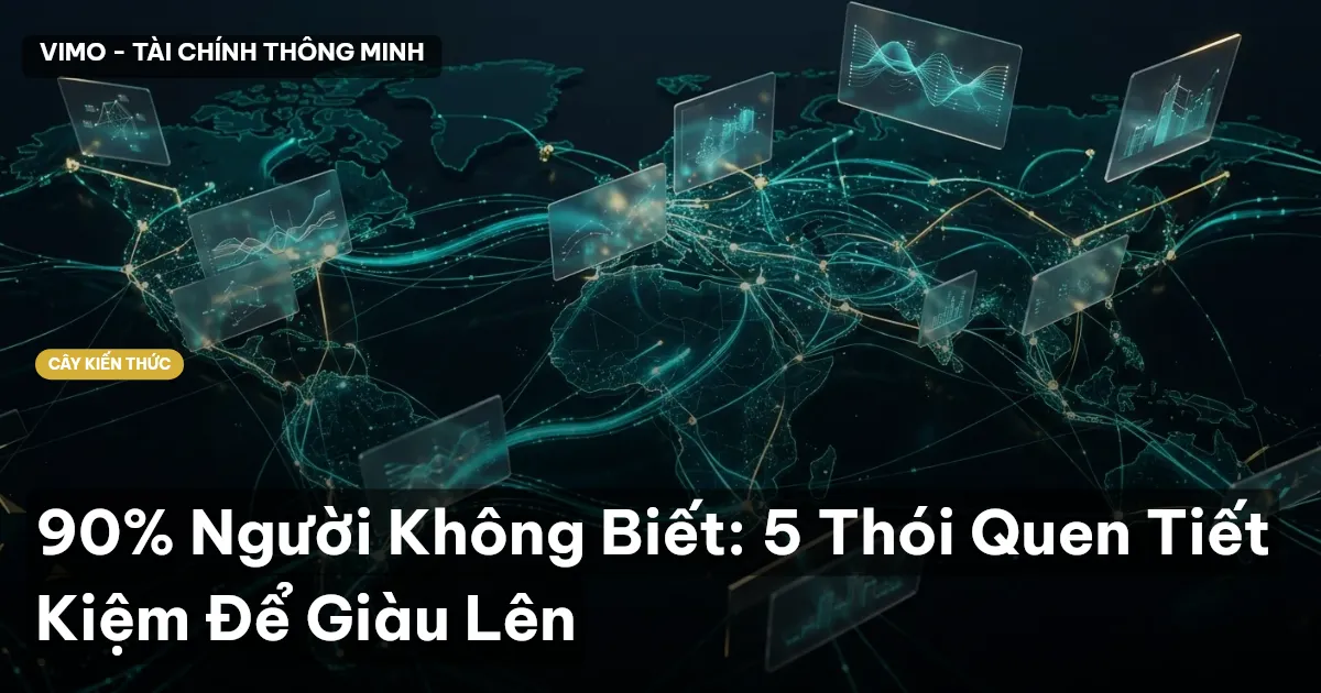 90% Người Không Biết: 5 Thói Quen Tiết Kiệm Để Giàu Lên