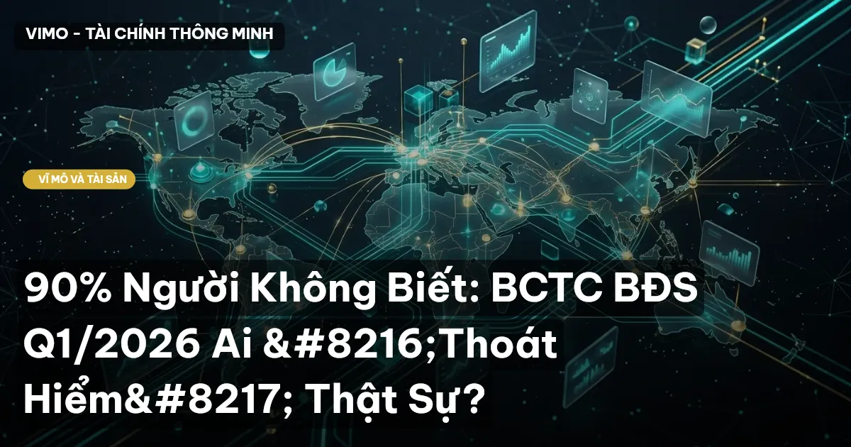90% Người Không Biết: BCTC BĐS Q1/2026 Ai ‘Thoát Hiểm’ Thật Sự?