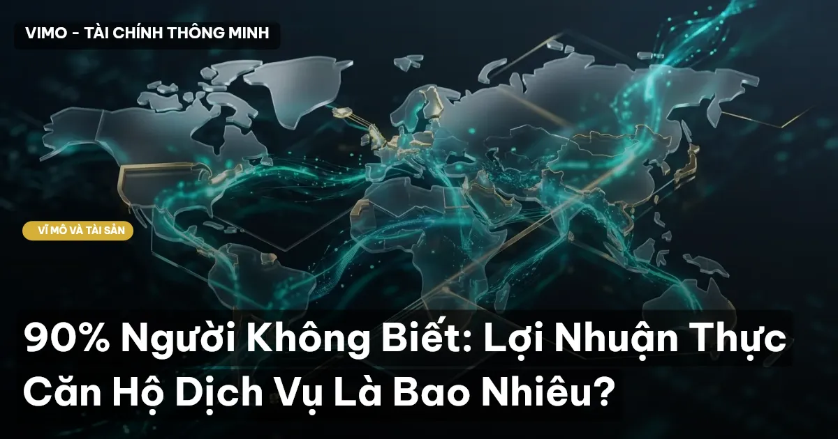 90% Người Không Biết: Lợi Nhuận Thực Căn Hộ Dịch Vụ Là Bao Nhiêu?
